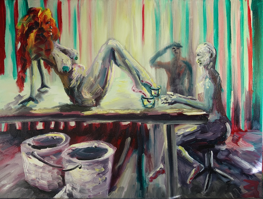 Malerfürst von Rügen Mädchengemälde