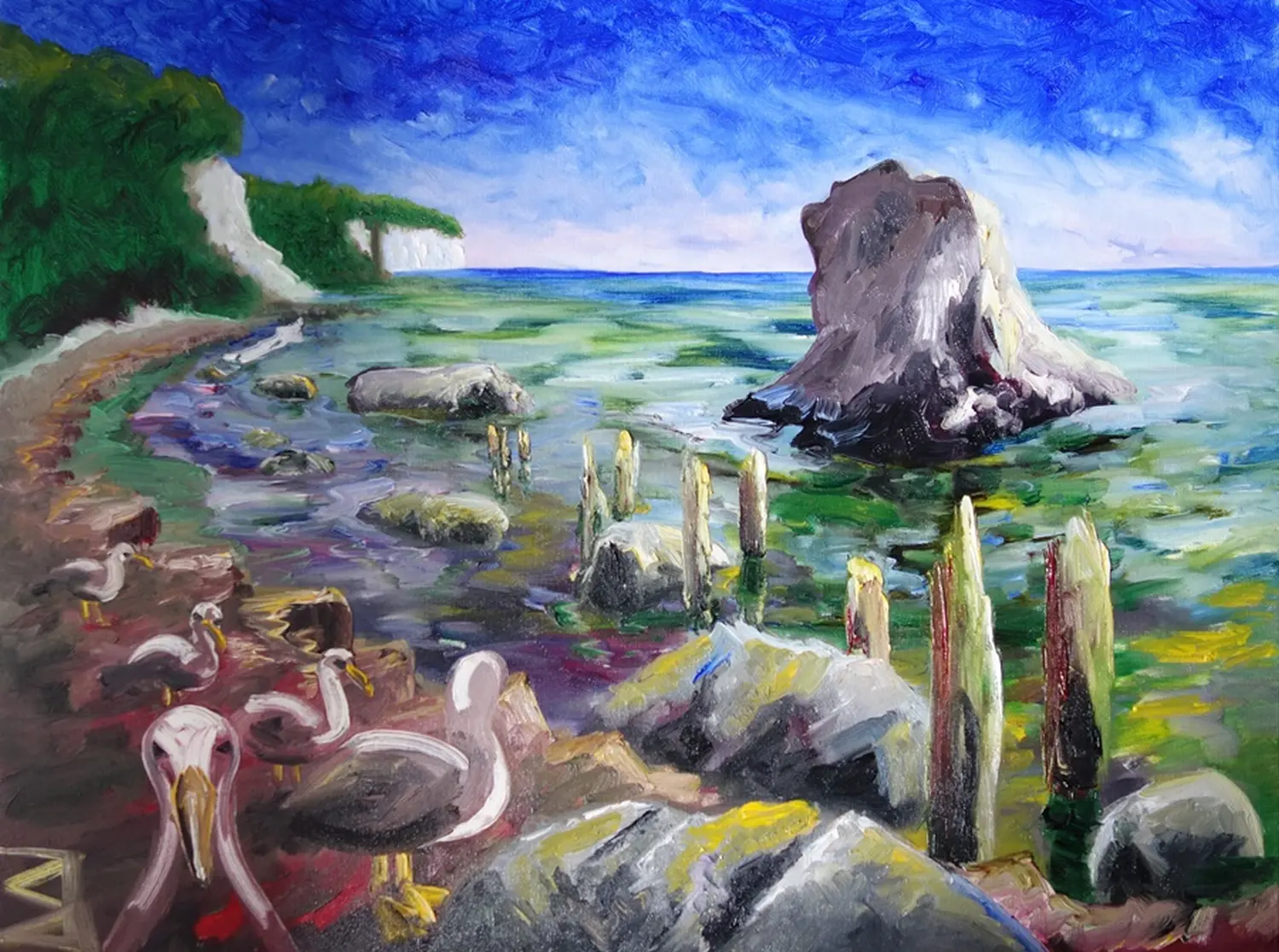 Malerfürst von Rügen Mädchengemälde