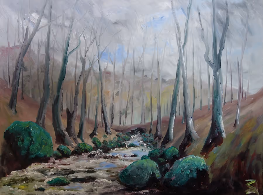 Malerfürst von Rügen Mädchengemälde