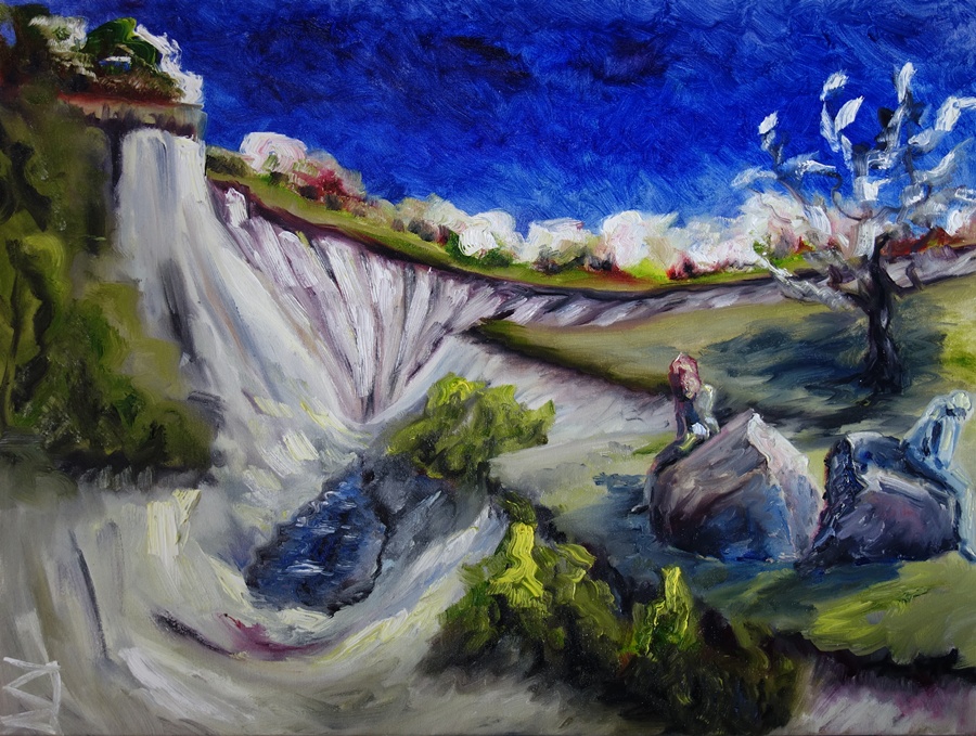 Malerfürst von Rügen Mädchengemälde