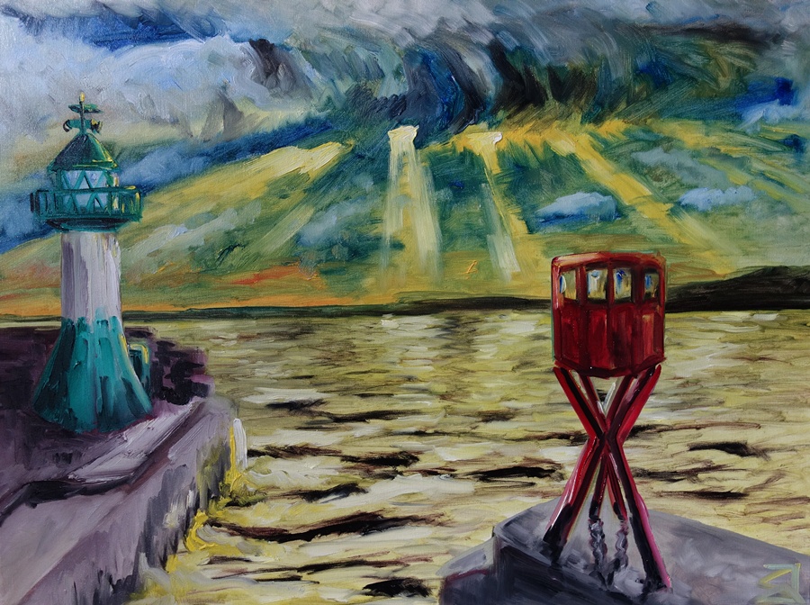 Malerfürst von Rügen Mädchengemälde