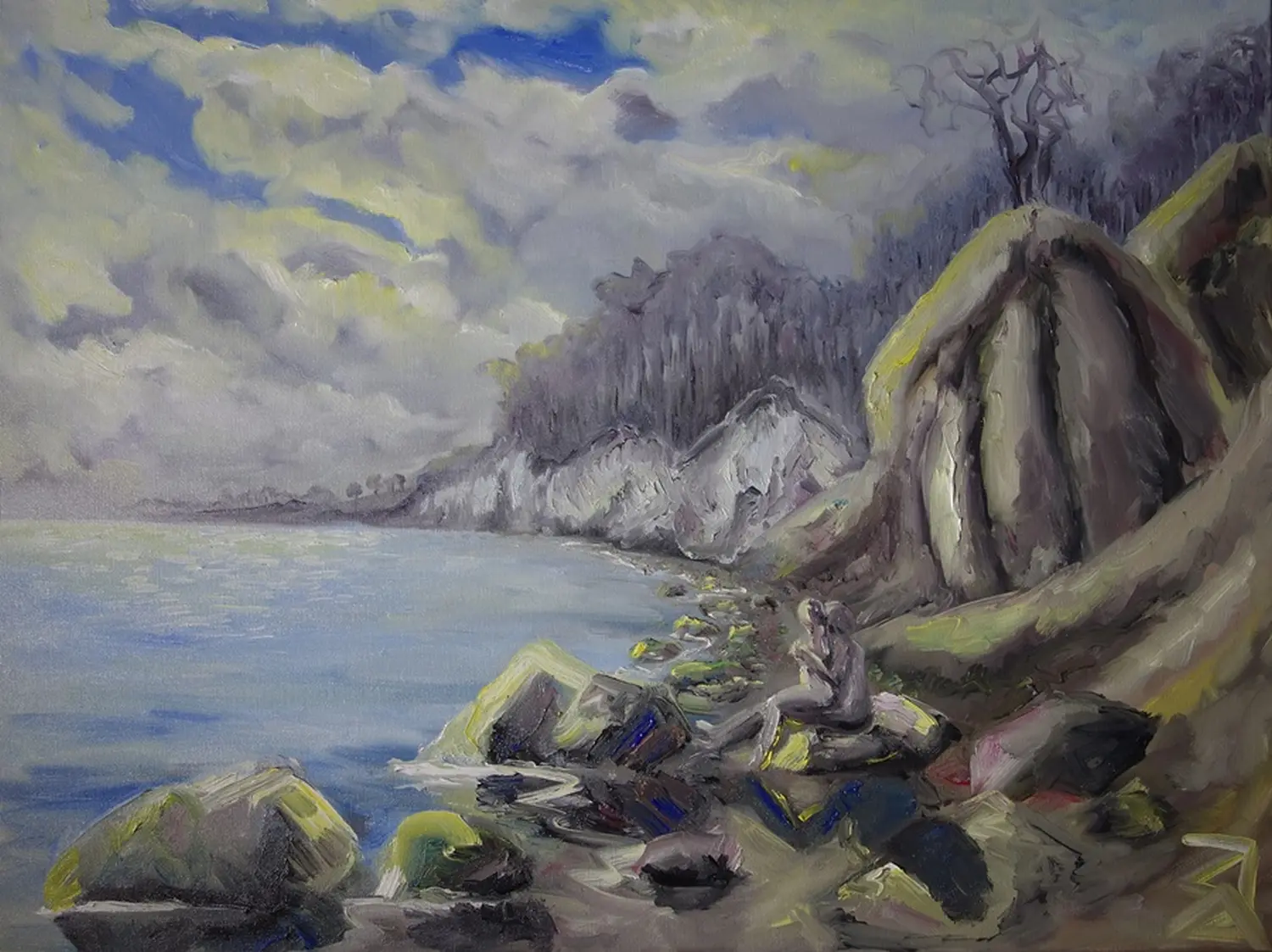 Malerfürst von Rügen Mädchengemälde