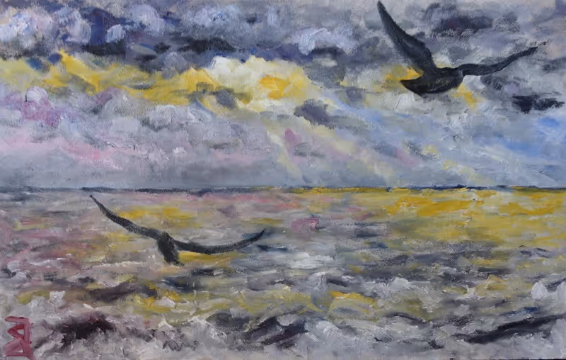 Malerfürst von Rügen Mädchengemälde