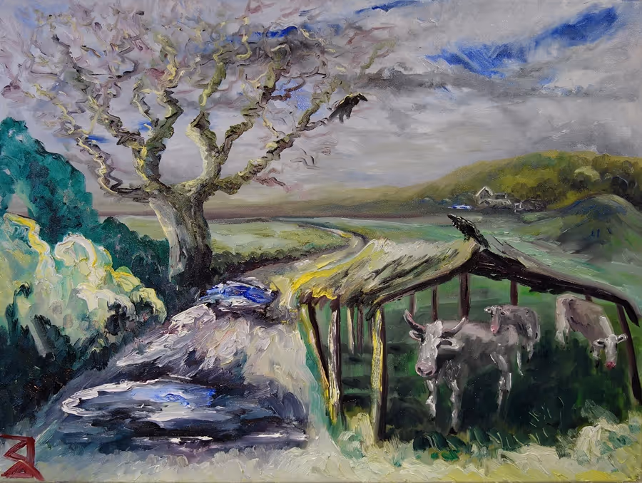 Malerfürst von Rügen Mädchengemälde