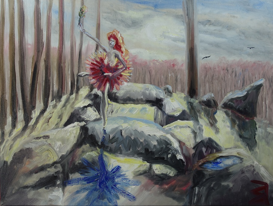 Malerfürst von Rügen Mädchengemälde