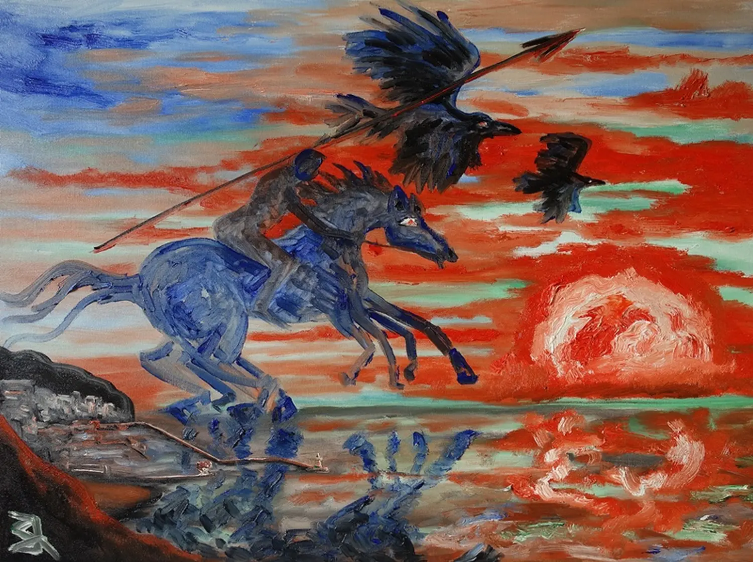 Malerfürst von Rügen Mädchengemälde