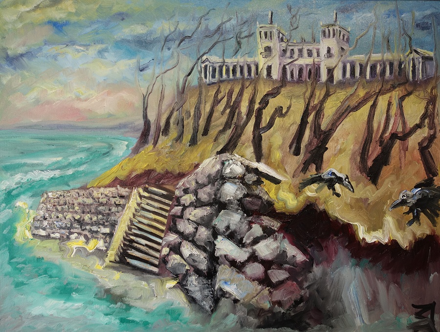 Malerfürst von Rügen Mädchengemälde