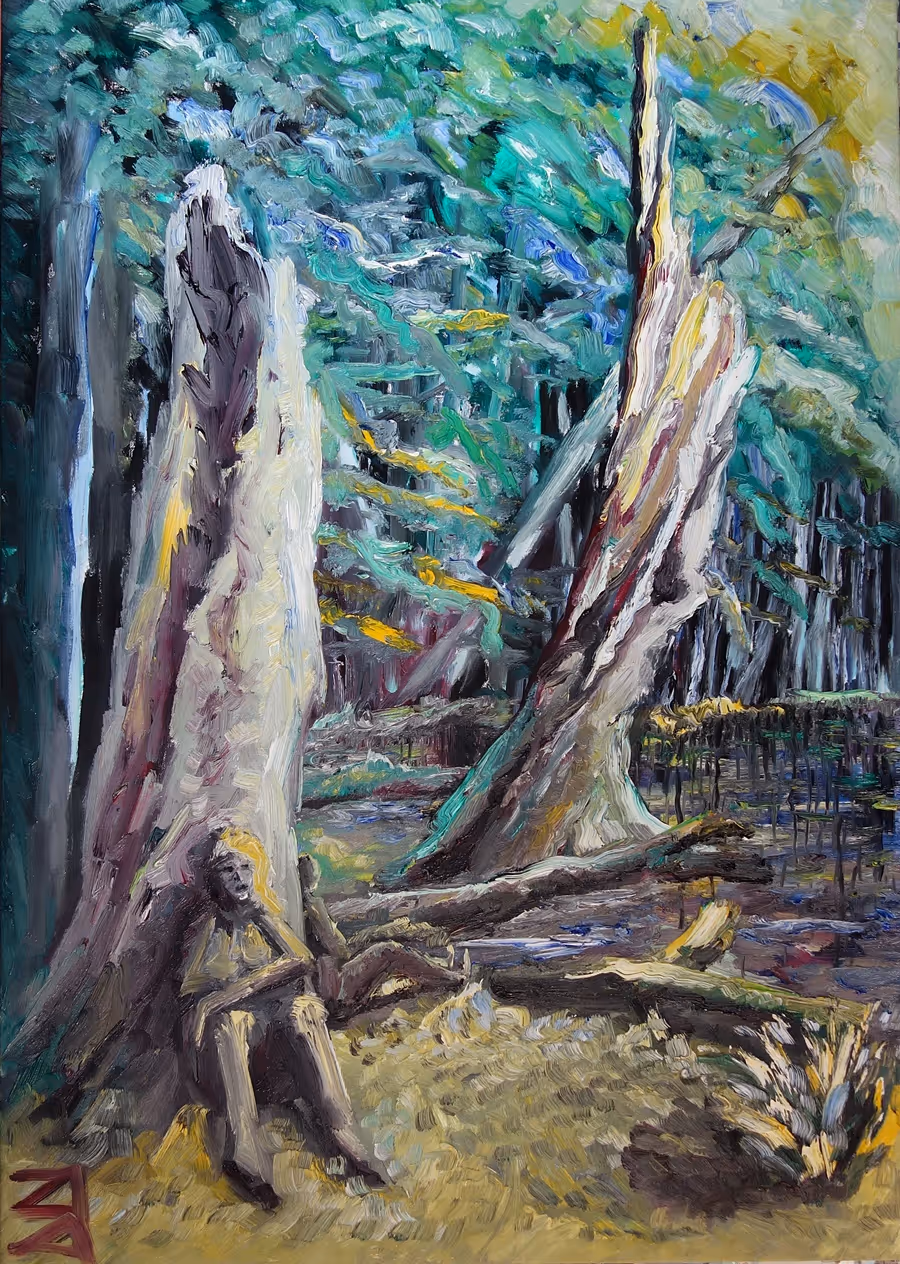 Malerfürst von Rügen Mädchengemälde