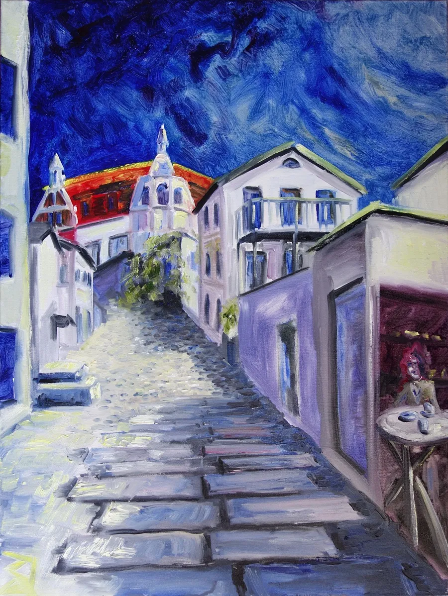 Malerfürst von Rügen Mädchengemälde