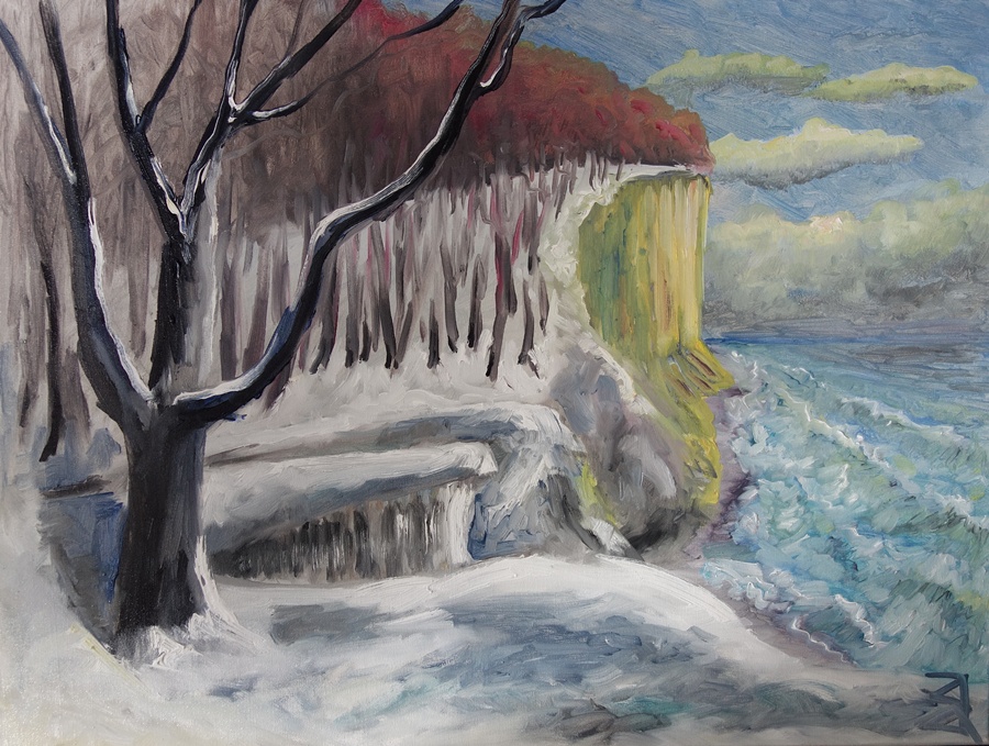 Malerfürst von Rügen Mädchengemälde