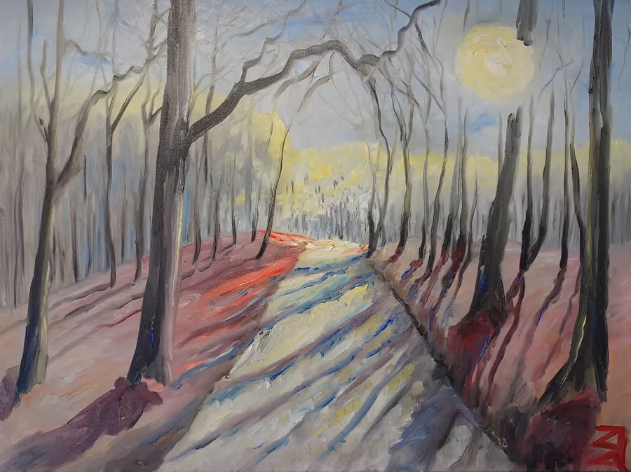 Malerfürst von Rügen Mädchengemälde