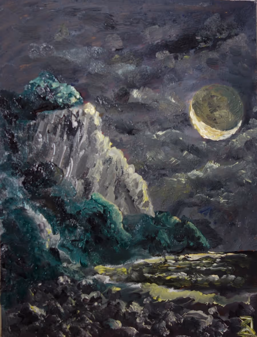 Malerfürst von Rügen Mädchengemälde