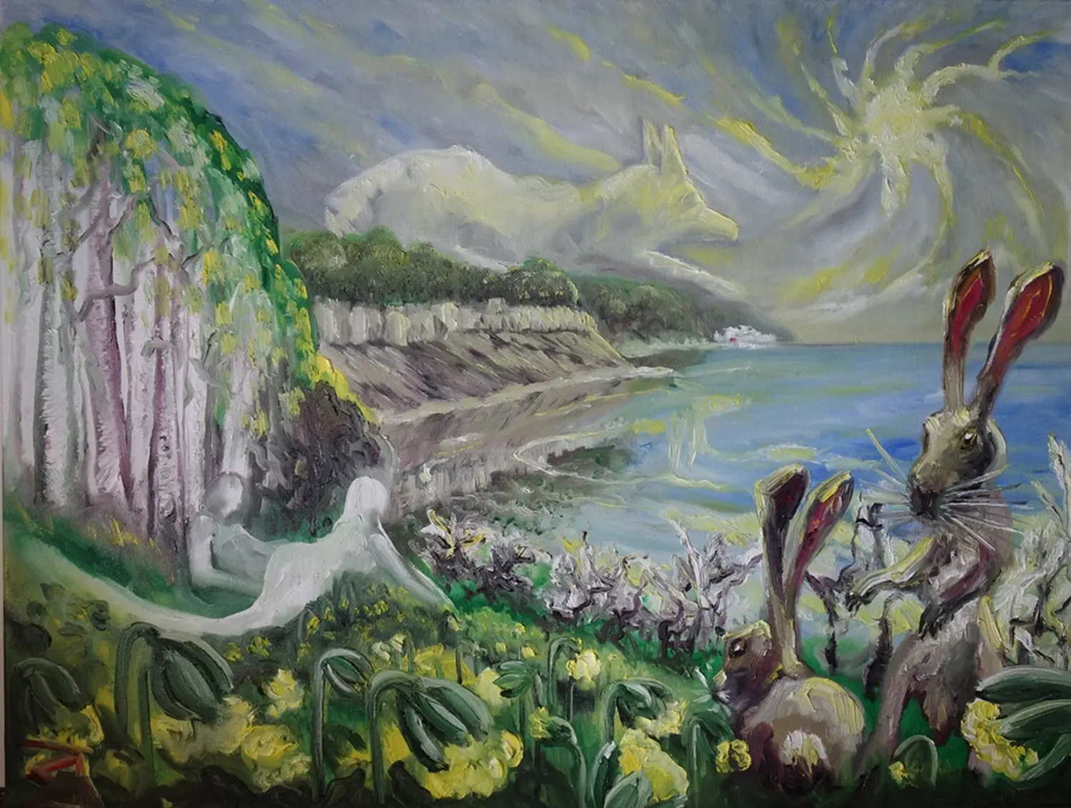 Malerfürst von Rügen Mädchengemälde