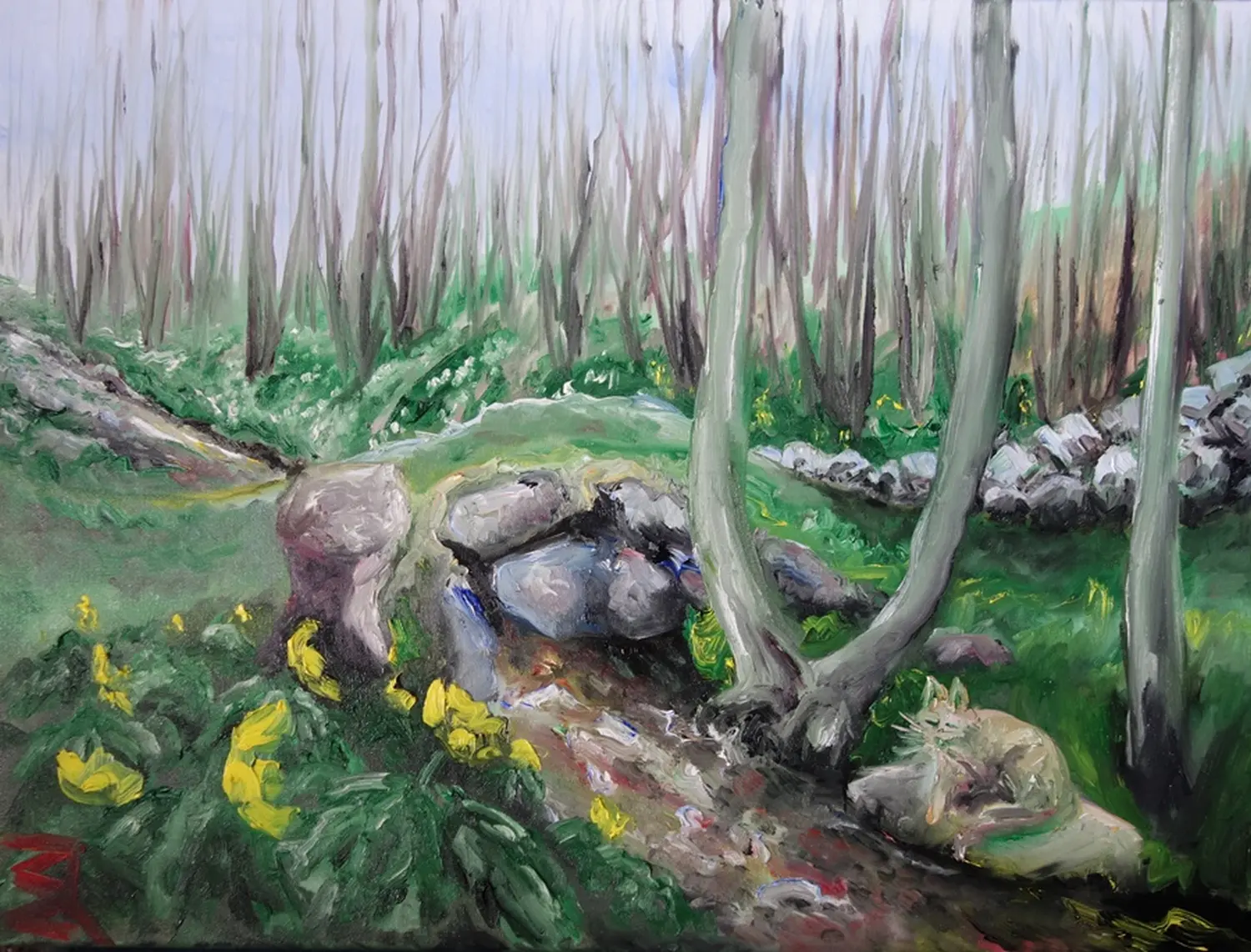 Malerfürst von Rügen Mädchengemälde