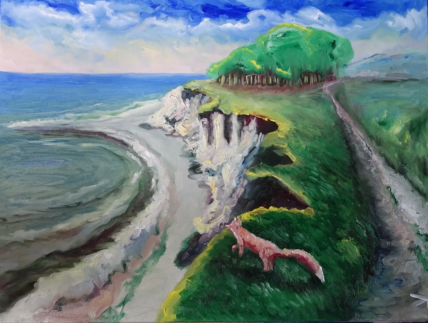 Malerfürst von Rügen Mädchengemälde