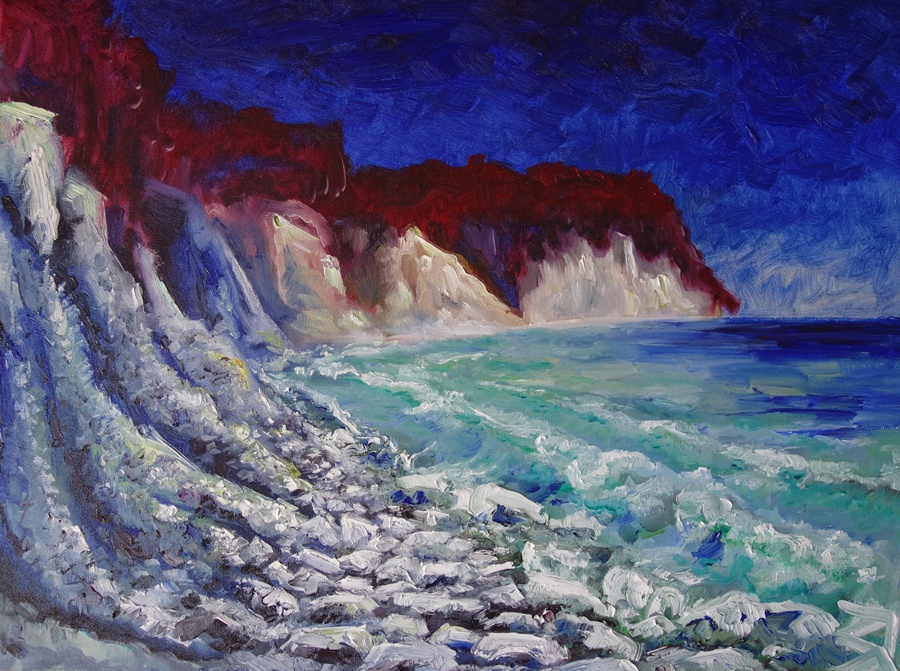 Malerfürst von Rügen Mädchengemälde