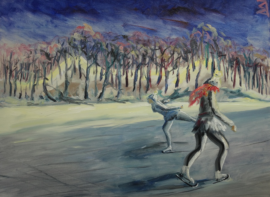 Malerfürst von Rügen Mädchengemälde