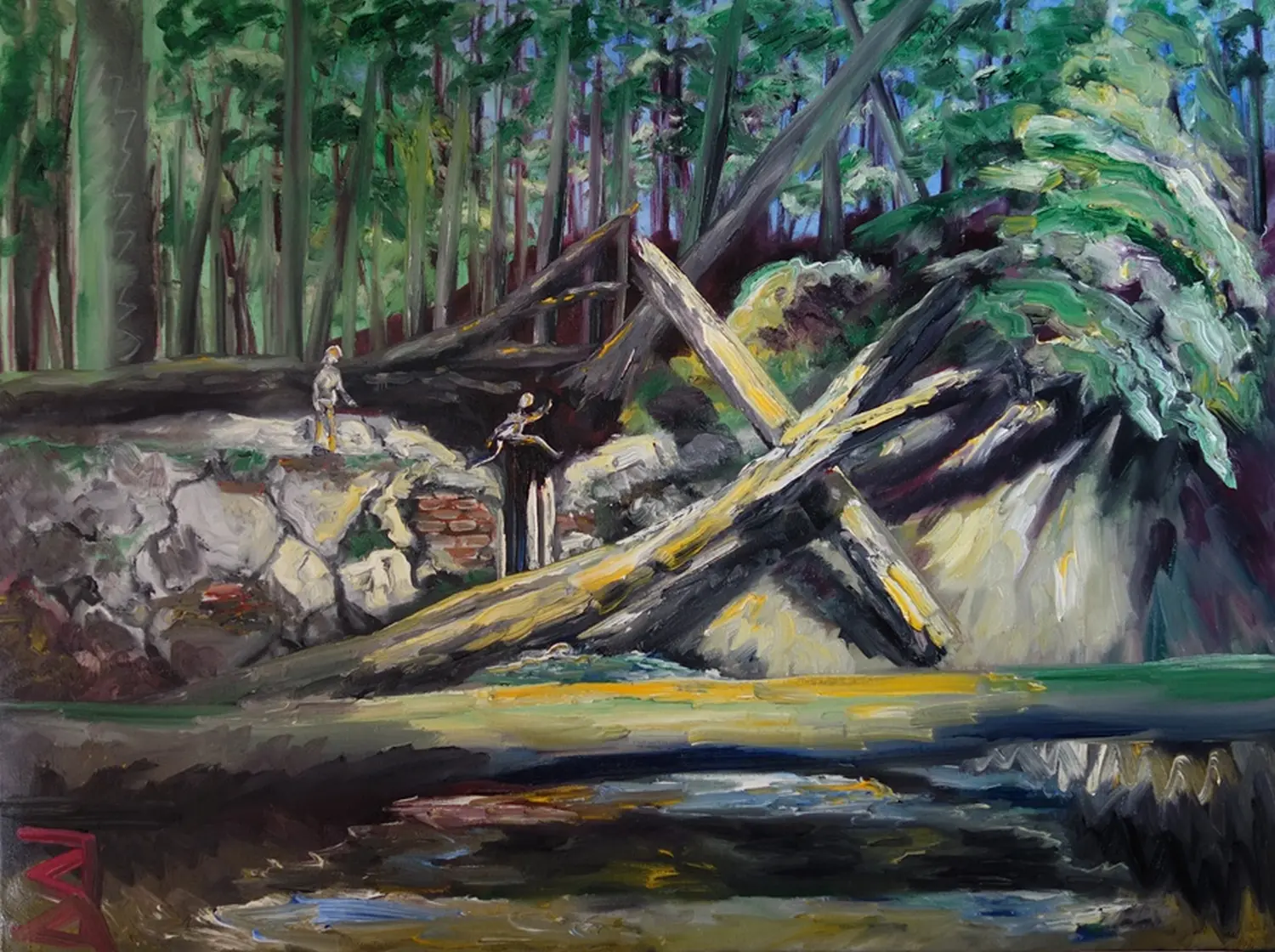 Malerfürst von Rügen Mädchengemälde