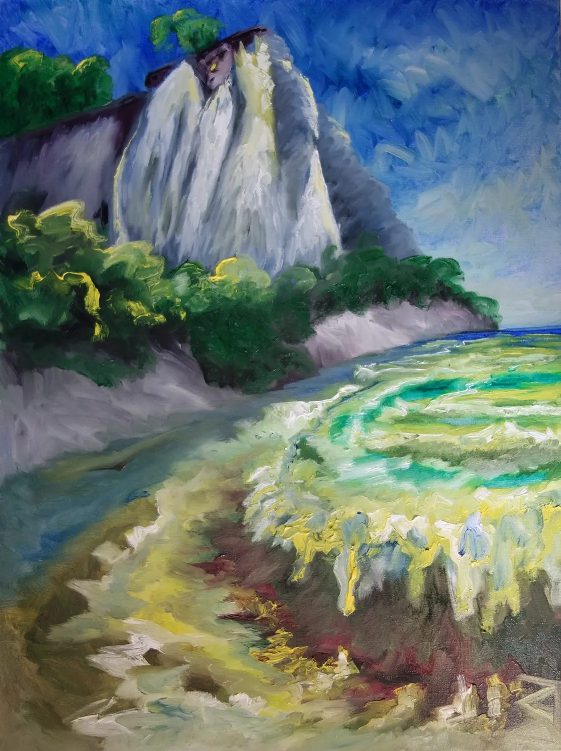 Malerfürst von Rügen Mädchengemälde