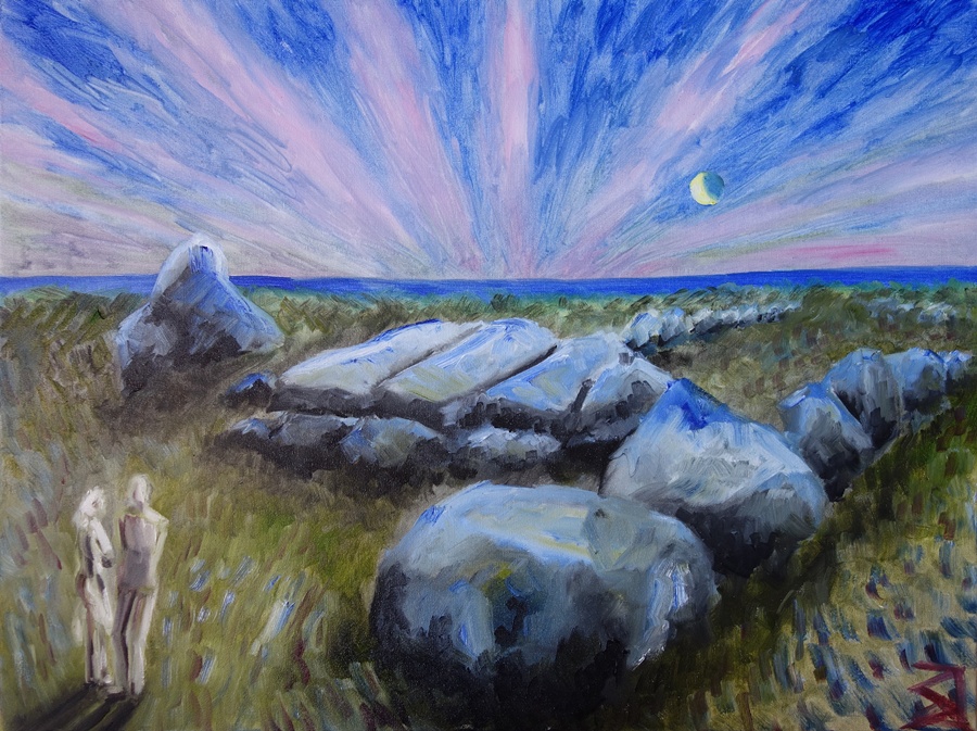 Malerfürst von Rügen Mädchengemälde