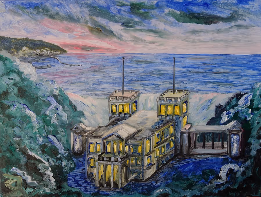 Malerfürst von Rügen Mädchengemälde