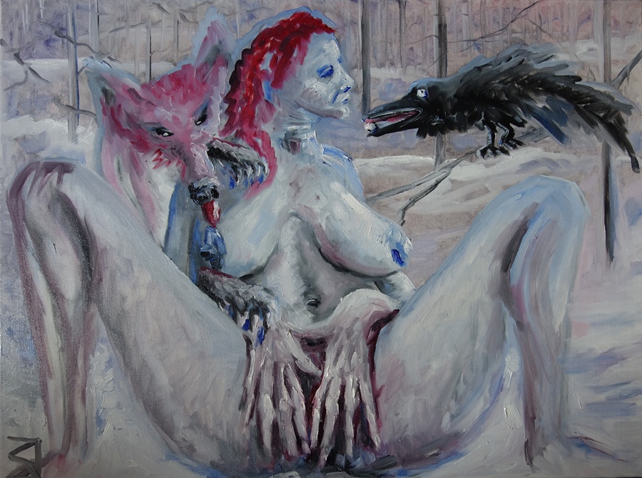 Malerfürst von Rügen Mädchengemälde