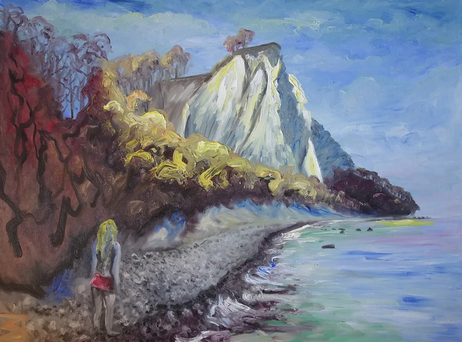 Malerfürst von Rügen Mädchengemälde