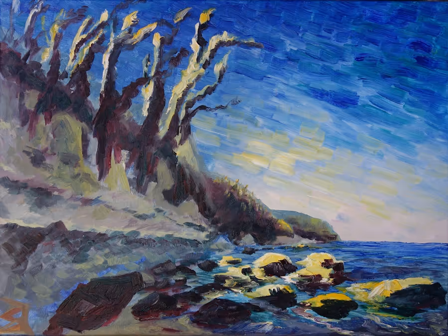 Malerfürst von Rügen Mädchengemälde