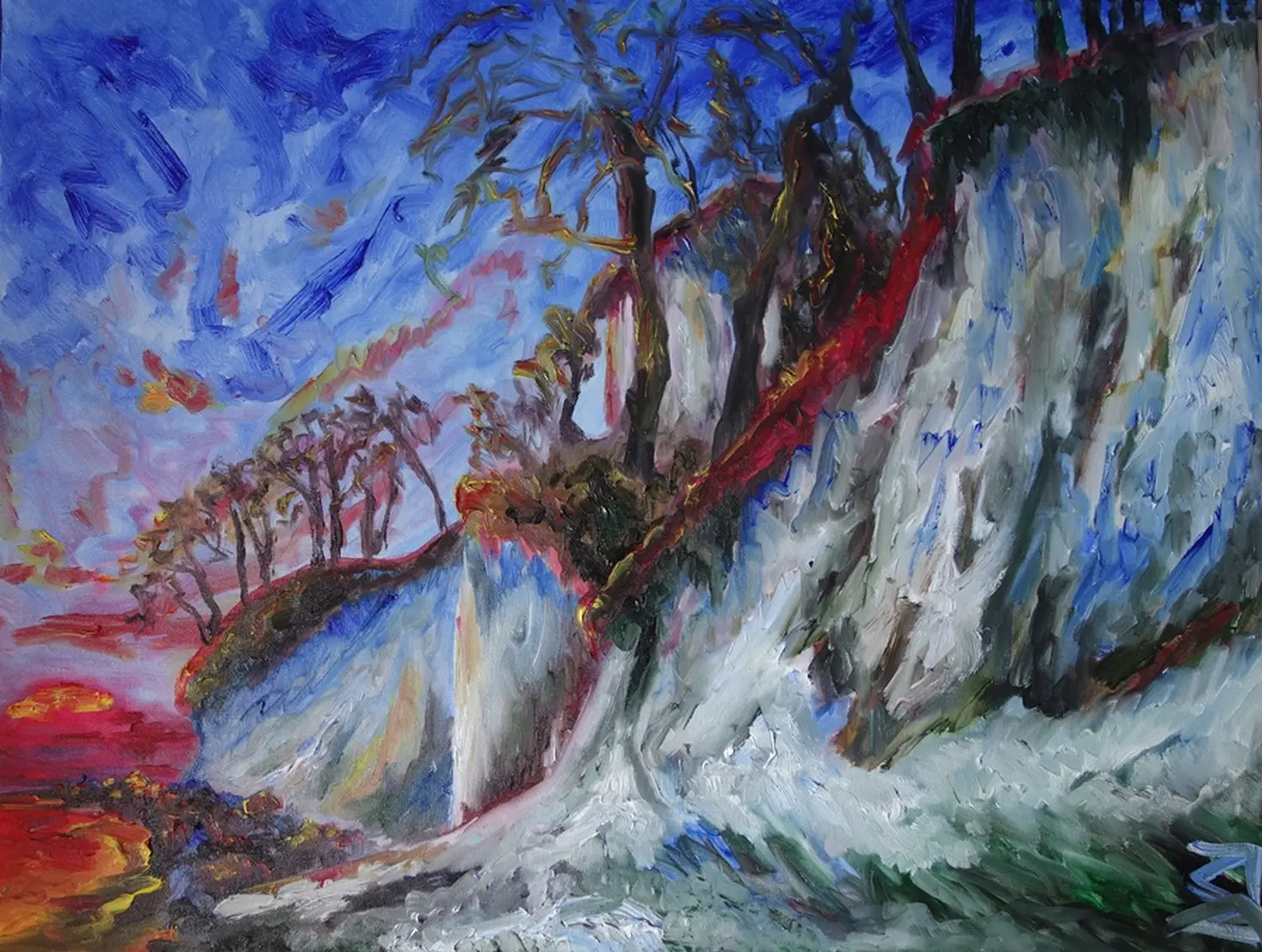 Malerfürst von Rügen Mädchengemälde