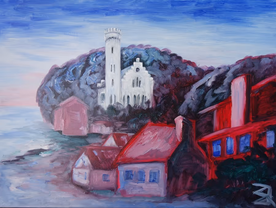 Malerfürst von Rügen Mädchengemälde