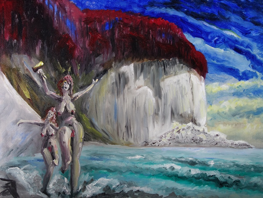 Malerfürst von Rügen Mädchengemälde