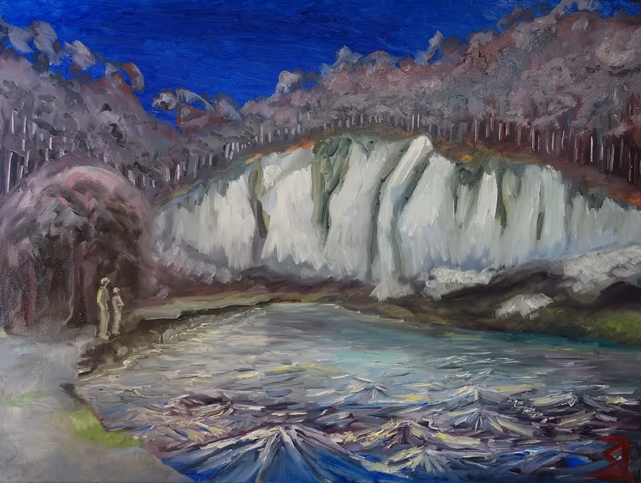 Malerfürst von Rügen Mädchengemälde