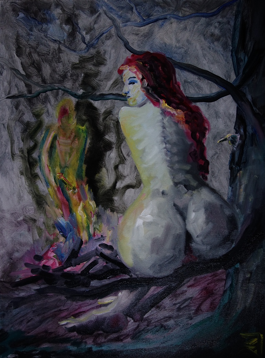 Malerfürst von Rügen Mädchengemälde