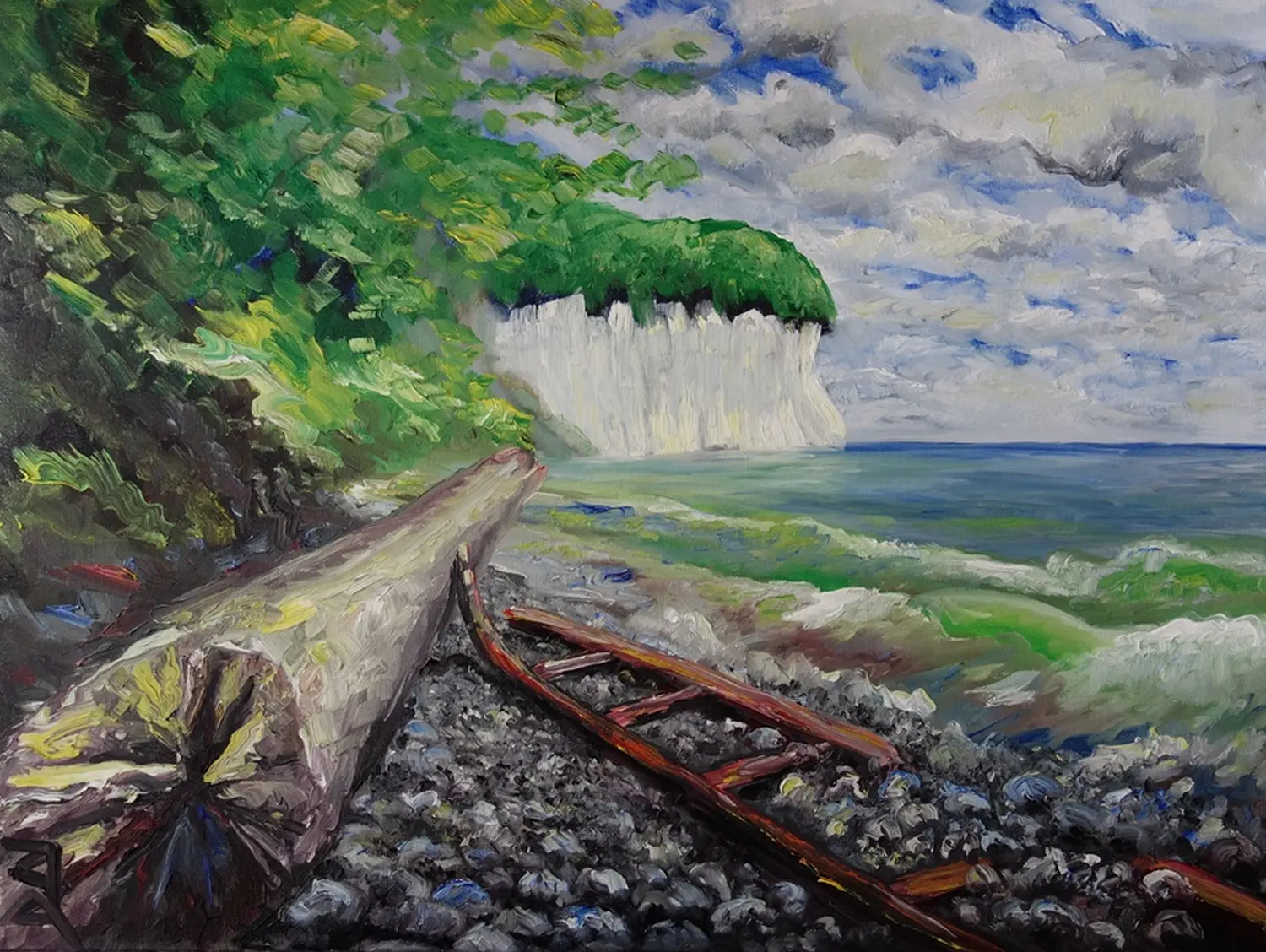 Malerfürst von Rügen Mädchengemälde