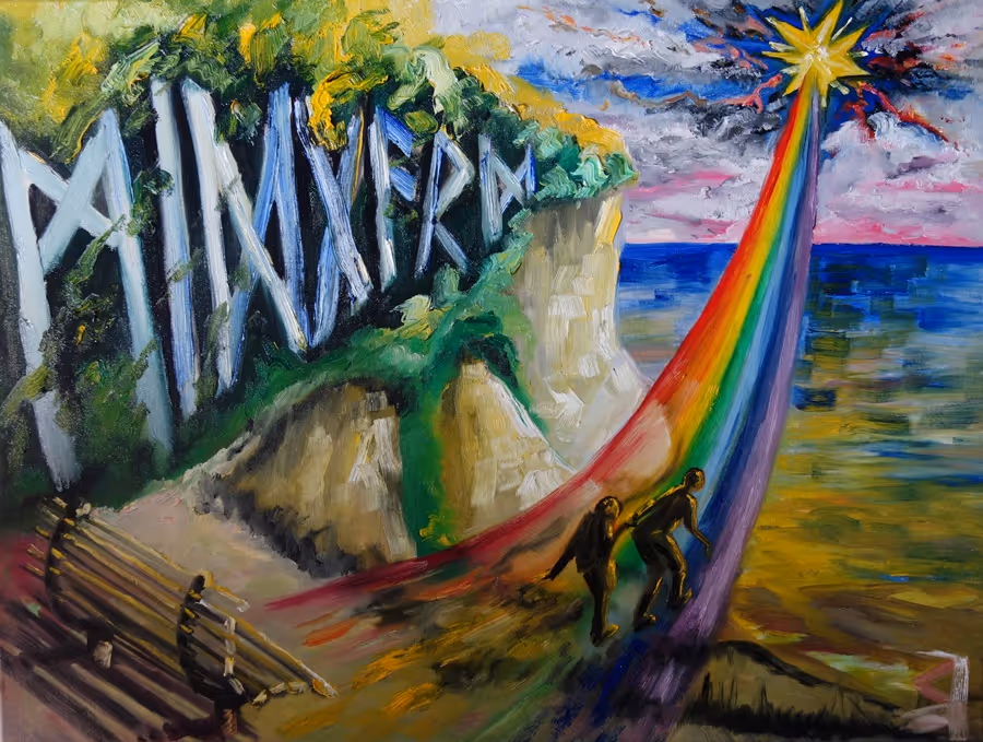 Malerfürst von Rügen Mädchengemälde