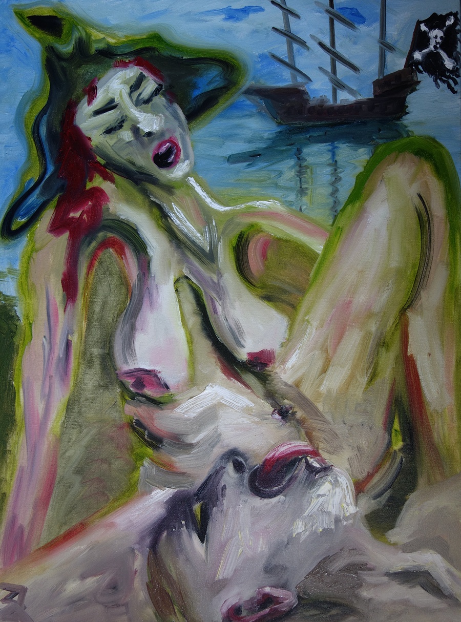 Malerfürst von Rügen Mädchengemälde