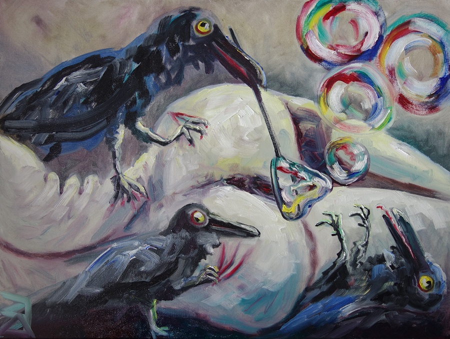 Malerfürst von Rügen Mädchengemälde