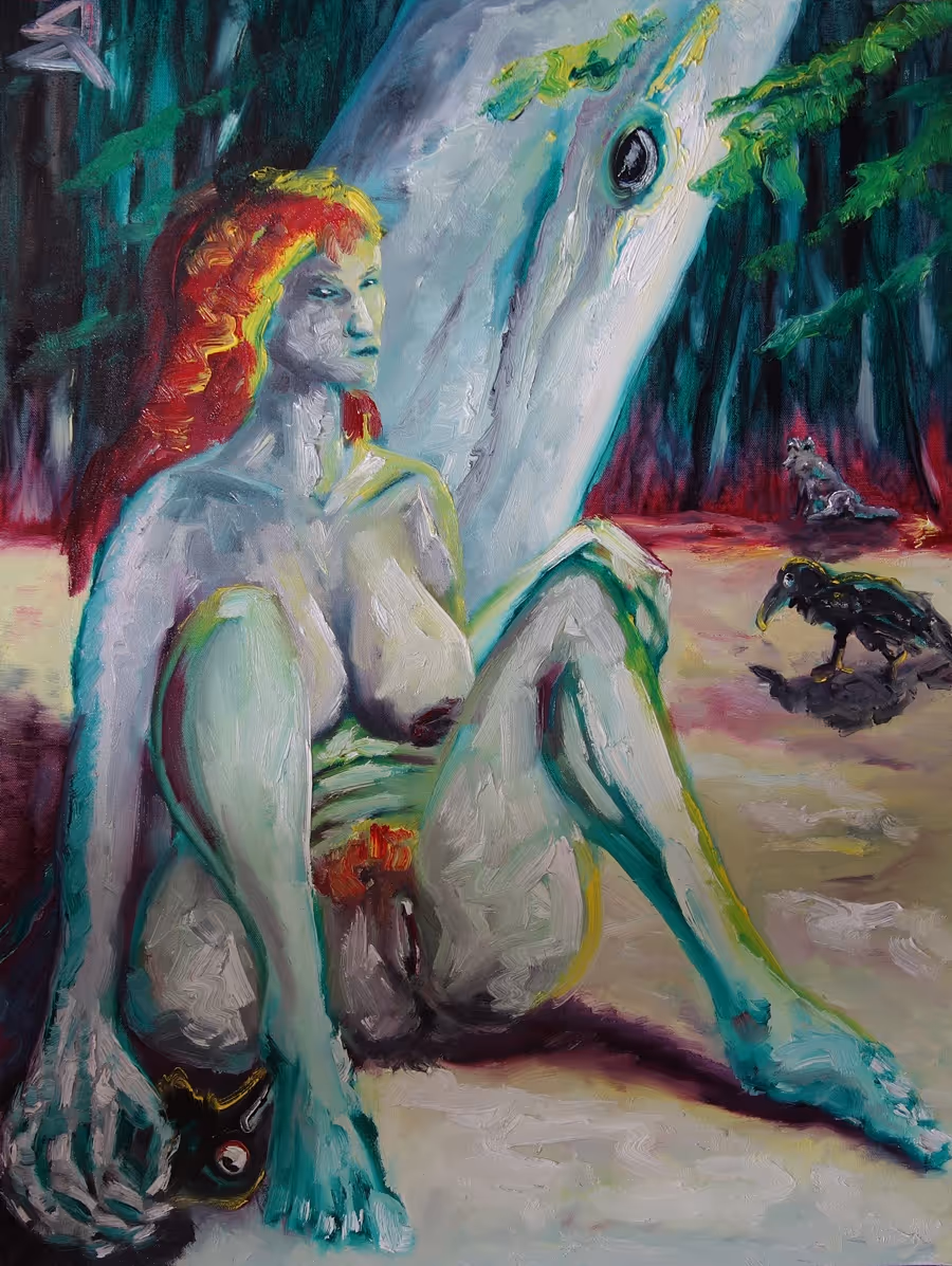 Malerfürst von Rügen Mädchengemälde